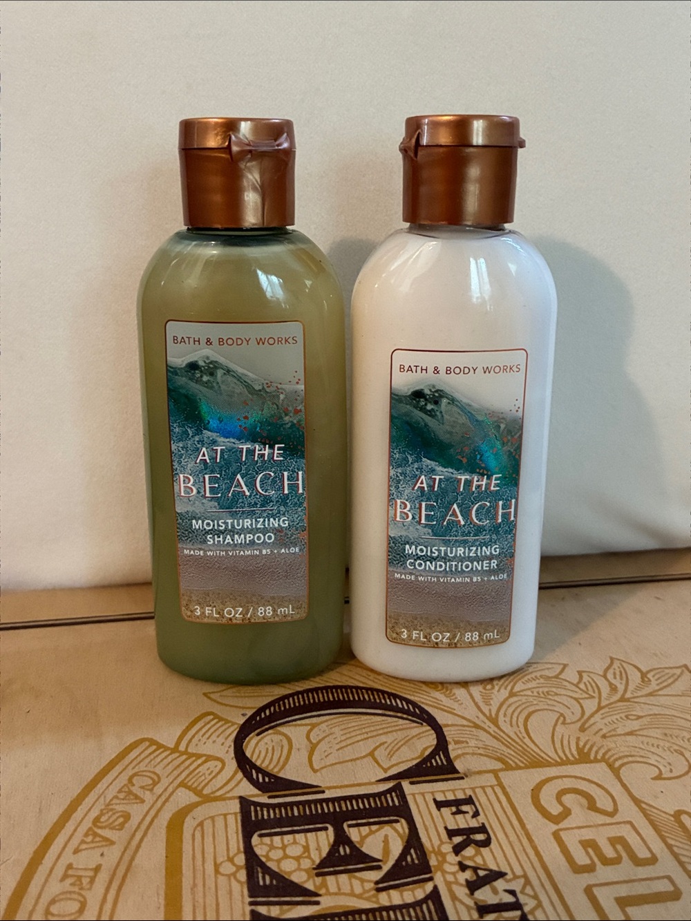 Bath & Body Works “At The Beach” Travel Shampoo and Conditioner